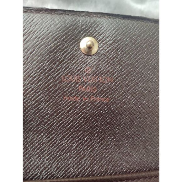 Authentic Louis Vuitton Damier Brown Wallet LV - Picture 7 of 9